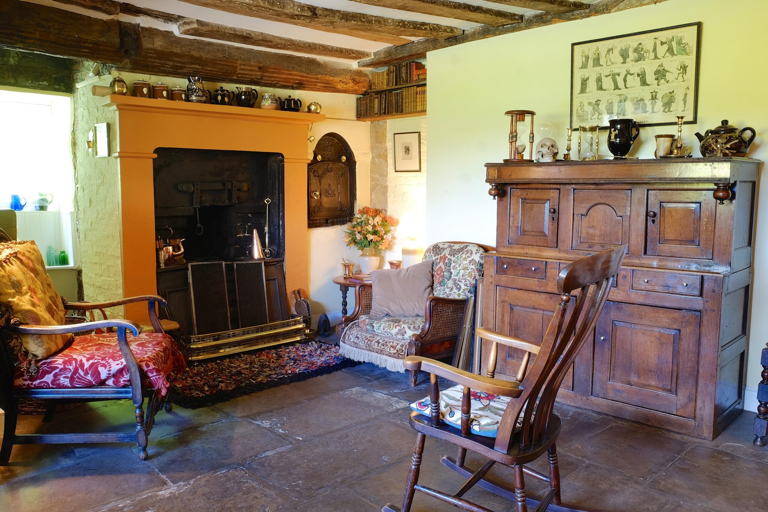 The old kitchen at Shandy Hall