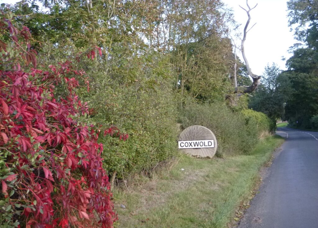 Coxwold sign