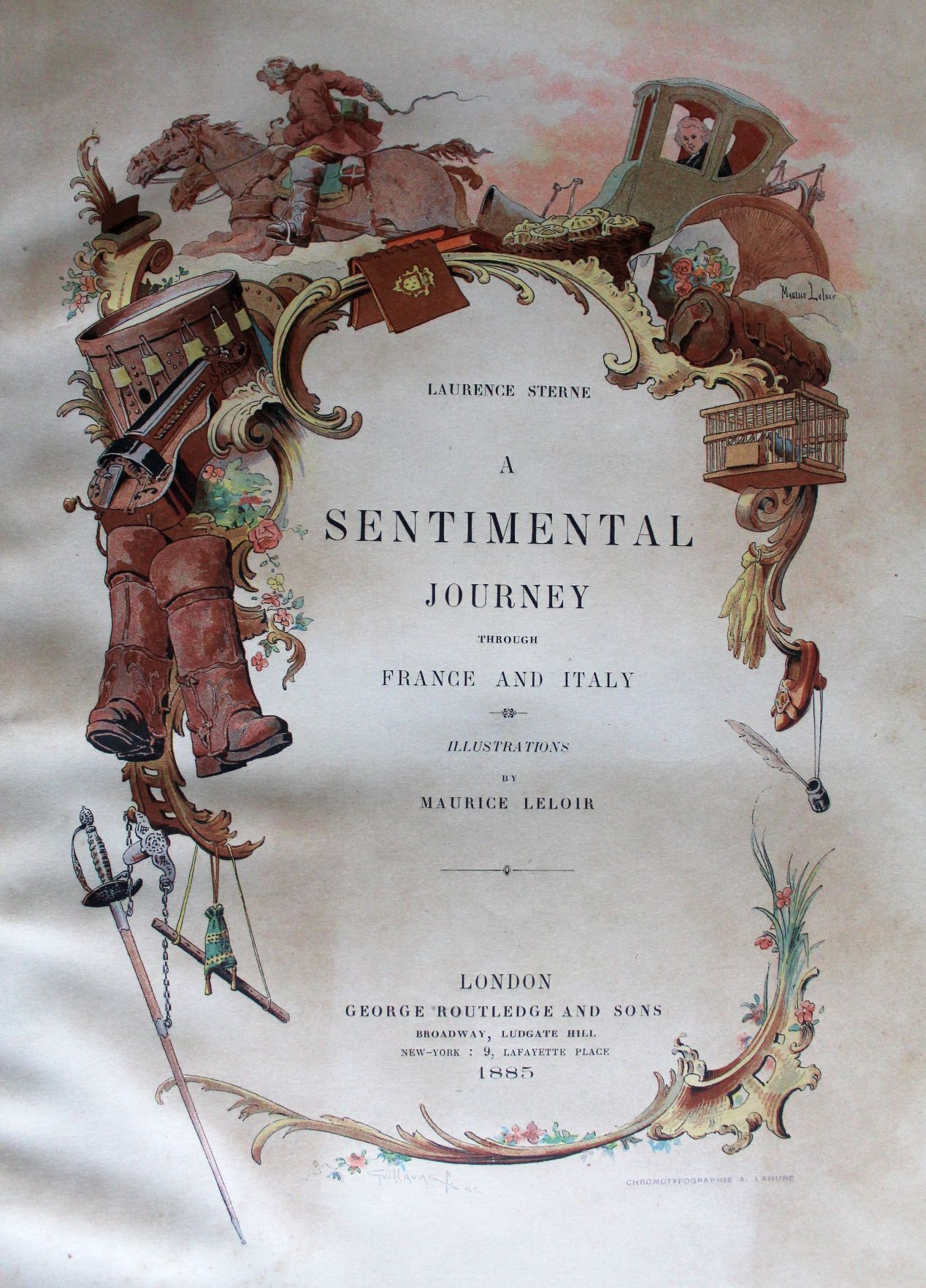 laurence sterne a sentimental journey summary