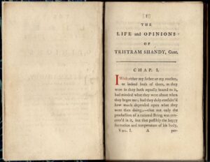 1st page Tristram Shandy